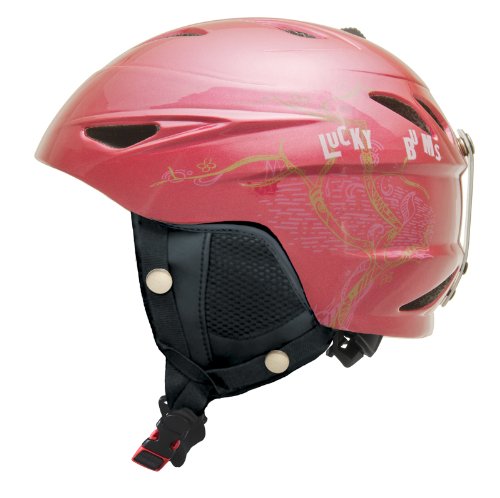 Lucky Bums Alpine Series Cherry Blossom Helmet, Raspberry, Small On Sale