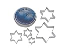 R & M Star 5 Piece Cookie Cutter Set, Tin