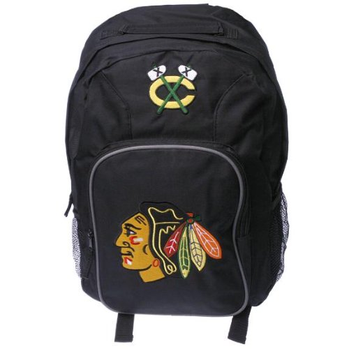 Chicago Blackhawks - Logo Dome Black Backpack