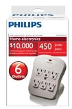 Philips SPP2136WA 6 Outlet Home Electronics Surge protector (White) 41EbiILQuML. SL160 Philips SPP2136WA 6 Outlet Home Electronics Surge protector (White)