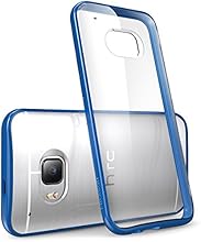 HTC One M9 Case, [Scratch Resistant] i-Blason **Clear** [Halo Series] HTC One Hima M9 Hybrid Bumper Case Cover (Clear/Blue)