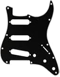 Fender Modern Pickguard, Stratocaster, 11-Hole - Black