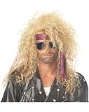 California Costumes Men's Heavy Metal Rocker Wig,Blonde,One Size