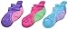Stride Rite Little Girls' Made 2 Play 3 Pack Brites Seamless Tab Half Cushion