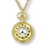 Pedre Women's Gold-Tone Covered Pendant Watch w/ Chain, # 2118 (Watch)