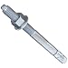 Wej-It AT1012 Wedge Anchor, Steel, Zinc Plated Head, 1" Diameter, 12" Length 1" - 8 Threads, Pack Of 5