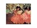Ballerina in Red Dance Art Poster Print by Edgar Degas, 32x24