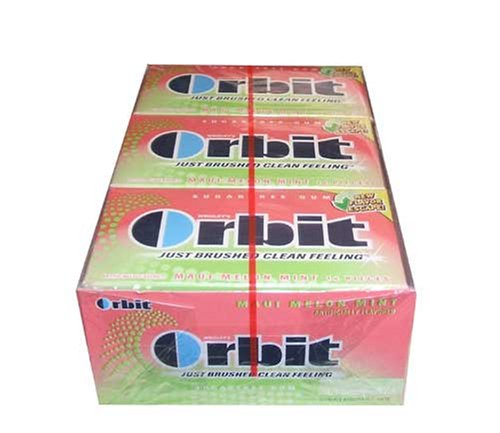 Orbit Sugarfree Gum Maui Melon Mint, 14-piece Pack (Pack of 12) by Sugar-Free Candy