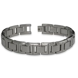 Titanium Men's Link Bracelet (12.5mm Wide) 8.5 Inches