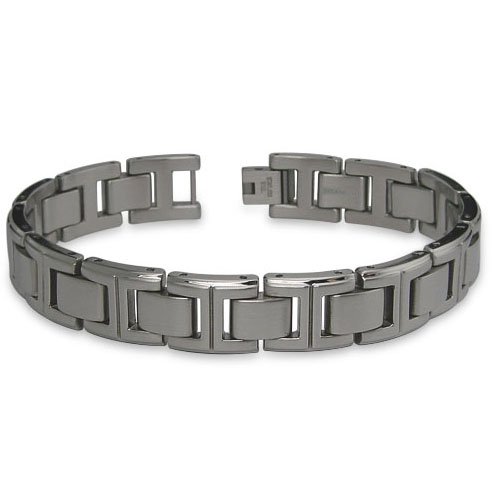 Titanium Men’s Link Bracelet (12.5mm Wide) 8.5 Inches