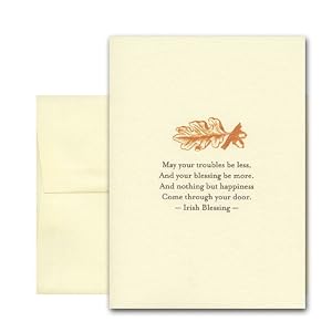 Nothing But Happiness - Thanksgiving Holiday Cards, box of 10 cards and envelopes