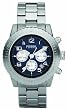 Fossil #CH2627 Men's Stainless Steel Navy Dial Chronograph Watch