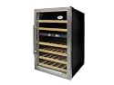 Vinotemp VT-34-2 Dual-Zone 34-Bottle Wine Chiller, Stainless Steel