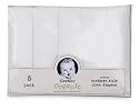 Gerber 5 Pack Prefold Birdseye Organic Diaper, White