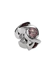 SilveRado(tm) MS050-5 Sterling Silver Select Stone Set Bead / Charm