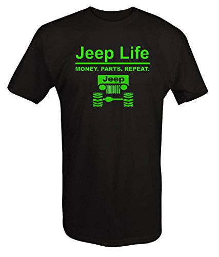 LIME-Jeep Life - Money Parts RepeatT shirt - Xlarge