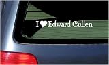 I Heart Edward Cullen Twilight Vinyl Decal - White