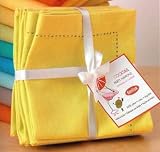 Hemstitch Napkin - Lemon