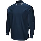 adidas UCLA Bruins Navy Blue Mock Turtleneck Long Sleeve T-shirt