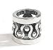 Sterling Silver European Style Wave Tube Bead Charm for Pandora Biagi Chamilia Troll
