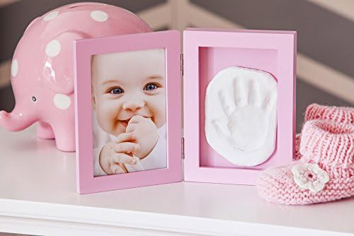 Blossoms and Buds Blue Baby Clay Imprint Photo Frame Kit