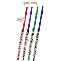 Del Sol Colored Flute Red
