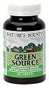 Nature's Bounty Green Source Multi Vitamins & Minerals with Whole Food Concentrates, 60 Tablets (Pack of 2)