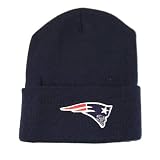 New England Patriots Cuffed Knit Hat (Navy)
