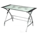 Powell World Map Computer Office Table