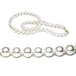 AugustinaJewelry Single Strand 18 Inch 7.5-8.0mm White Freshwater Cultured Pearl Necklace