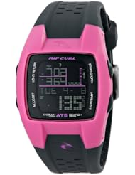 Rip Curl Womens A1041G - PNK WINKI OCEANSEARCH - PINK Digital Display Quartz Black Watch