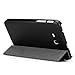Samsung Galaxy Tab 3 Lite 7.0 Case - Poetic Samsung Galaxy Tab 3 Lite 7.0 Case [Slimline Series] - [Lightweight] [Ultra-slim] PU Leather Slim-Fit Trifold Cover Stand Folio Case for Samsung Galaxy Tab 3 Lite 7.0 Black (3 Year Manufacturer Warranty From Poetic)