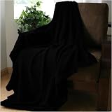 Sanctuary Chenille Throw Black 50 x 60