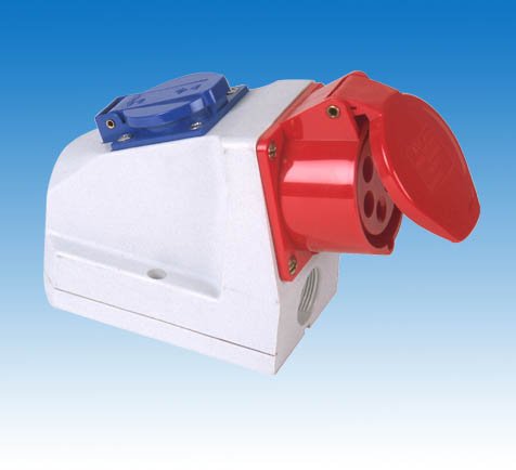 Unitec 40582L CEE - Komib - Wandsteckdose, 5-polig