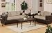 2pcs Sofa Set - Contemporary Mushroom Color