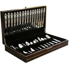 Wallace Silverware/Flatware Chest, Holds Service for 16