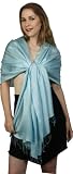 100% Silk Self Design Shawl / Wrap (28"X78") - 22 Vibrant Colors