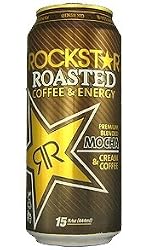 8 Pack - Rockstar Roasted Coffee + Energy - Mocha -15oz.