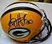 AJ Hawk Autographed/Hand Signed Green Bay Packers Mini Helmet