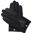 BMW Logo Black Leather Driving Gloves, Large