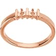 14K Rose Gold Mother's Ring - 2 Gemstone -- YOU CHOOSE THE COLORS!