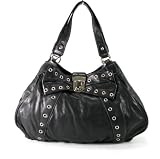 Betsey Johnson Tobo Rocker Babe Satchel (Black)
