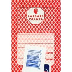Caesars Palace Casino Red Playing Cards