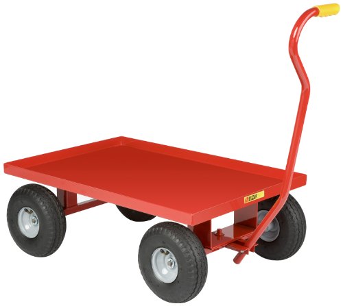 Little Giant LW-2436-10 Steel Solid Deck Wagon Truck with 1-1/2