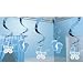 Amscan 190400 Baby Boy Hanging Swirl Decorations