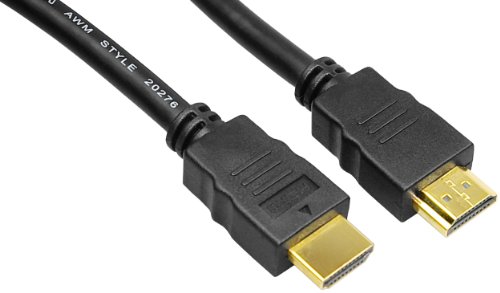 mumbi HDMI Kabel mit vergoldeten Kontakten (Full-HD 
