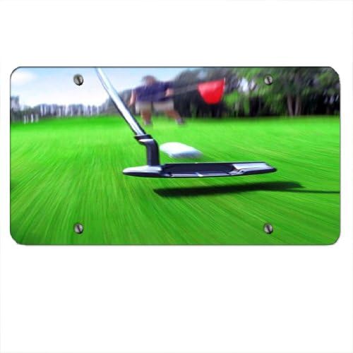 Blur Golfball Putt - Car Tag License Plate