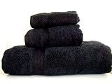 MARRIKAS Egyptian Cotton 6 Piece Towel Set BLACK