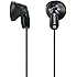 Sony MDR-E9LP/BLK Earbud Headphones, Black (Discontinued by Manufacturer)
