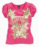 Baby Phat Girls Foil-Print Logo Tee